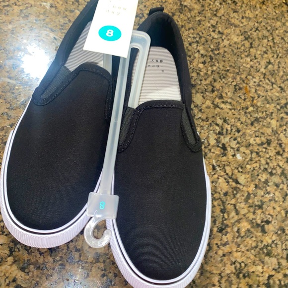 Black Flat women’s shoes size 8 - Picture 1 of 4